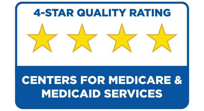 Logo for 4-Star CMS Quality Rating